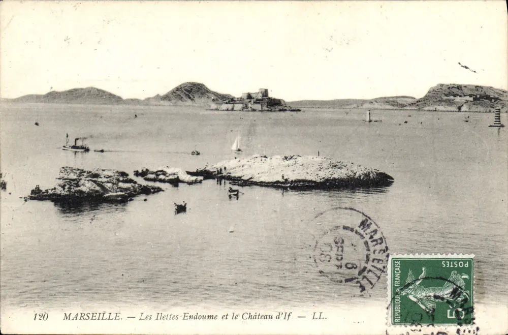 Marseille — Les Ilettes-Endoume und das Schloss If — LL. - Vorderseite