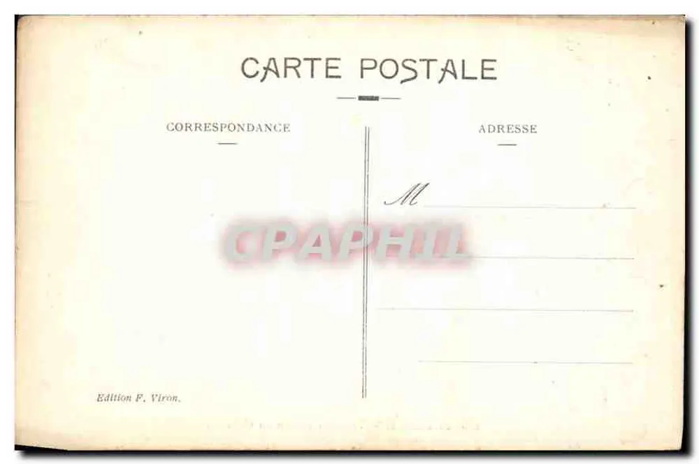 Lourdes — Dritte Station des Kreuzwegs — Edition F. Viron, Nr. 266 - Rückseite