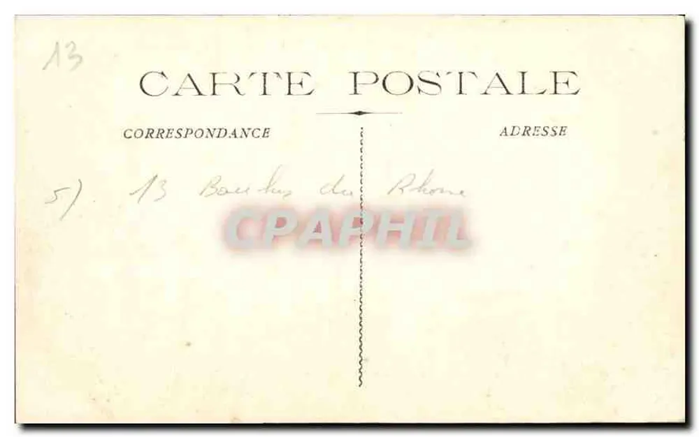 Marseille - Panorama des Forts St-Jean und Joliette - I.C. - Rückseite
