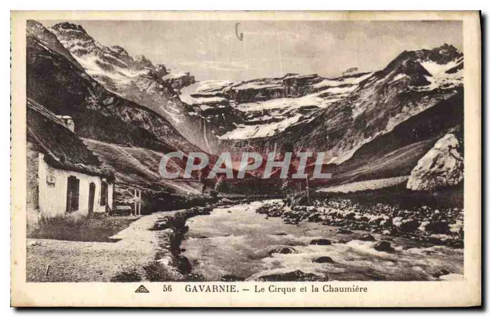 Gavarnie — O Circo e a Cabana — Editor: Éd. de la Rue de la Paix, Paris - Frente