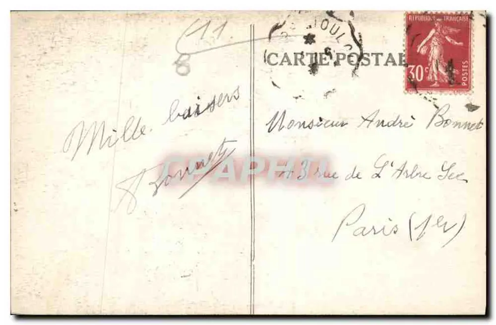 Cidade de CARCASSONNE — Lices altas (Lado Leste) — Edit. Breton - Verso