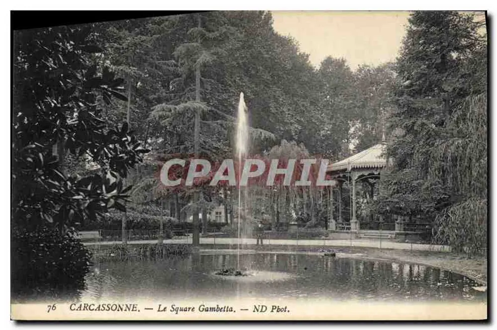 Carcassonne — O Square Gambetta — ND Pbot. - Frente