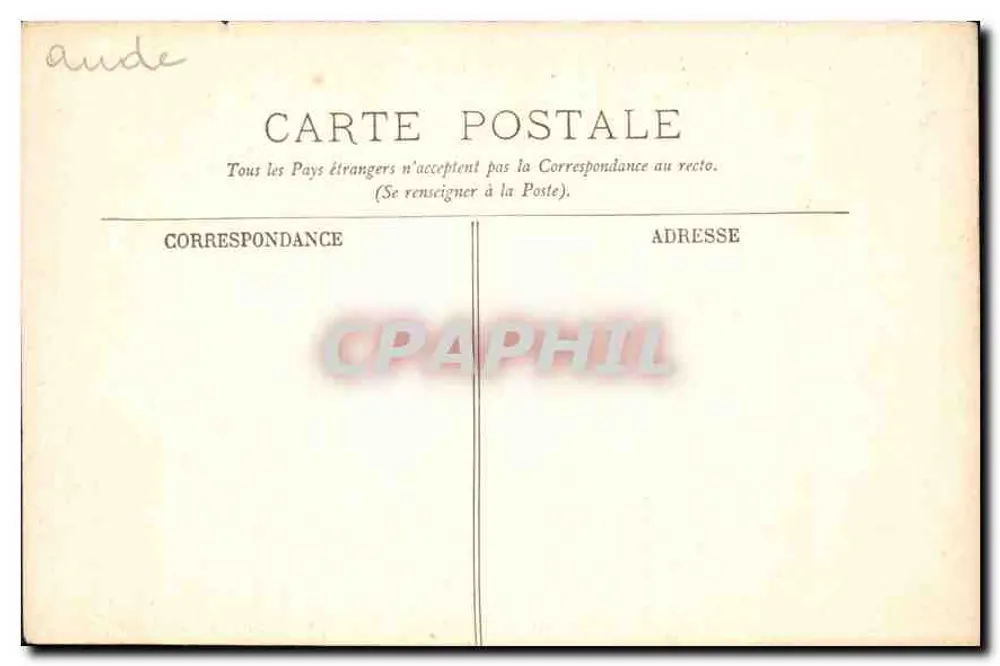 Labécède-Lauragais (Aude) — Das Schloss (Nordwestseite) — C. Ramon, Verlag Castejanaud - Rückseite