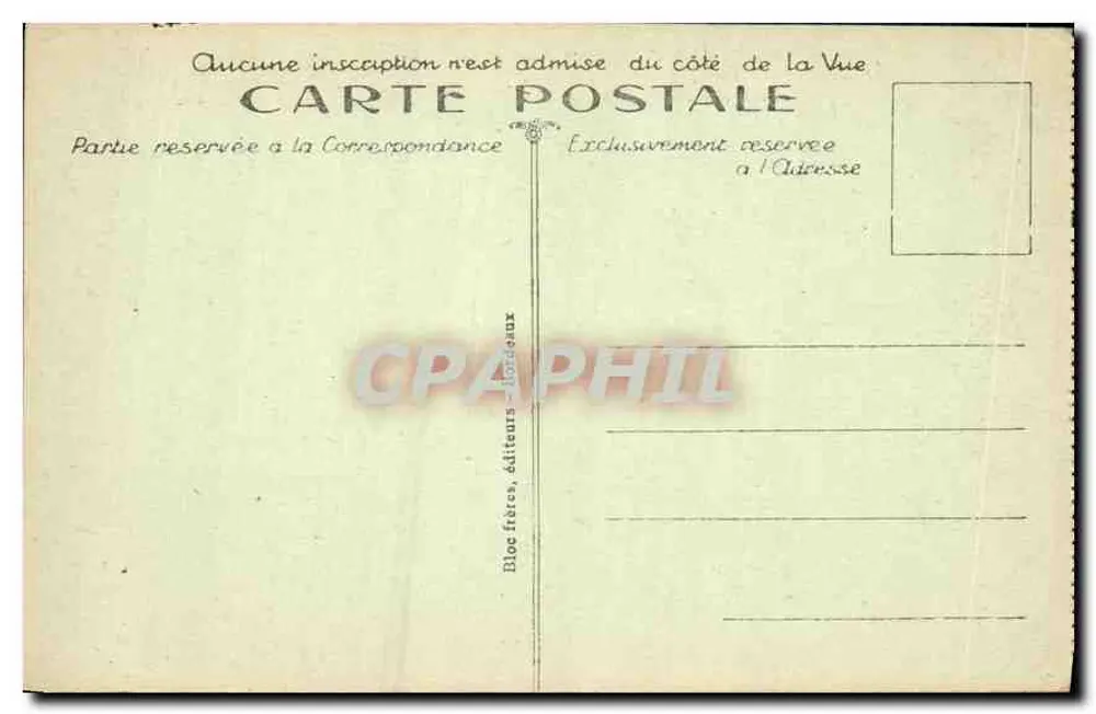 Route von Cauterets nach Pierrefitte — Der Tunnel — Ansicht von Pierrefitte — B.R. — Nr. 434 - Rückseite