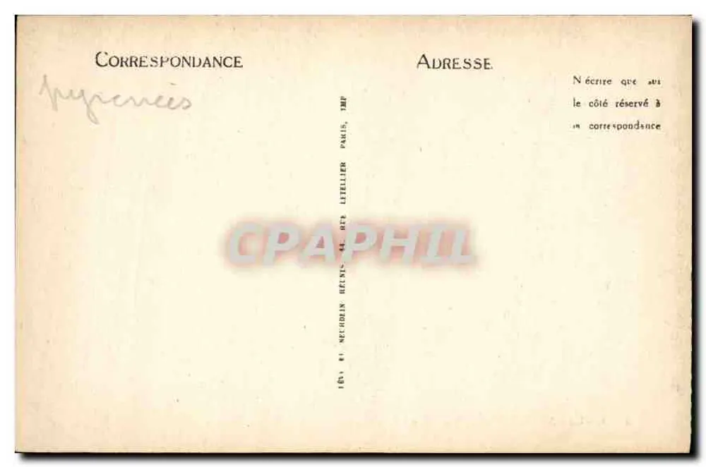 Gavarnie — O Circo — LL - Verso