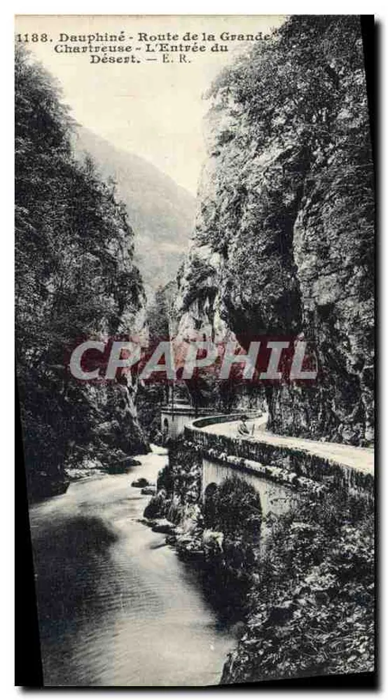 Dauphiné - Route der Grande Chartreuse - Eingang in den Wüsten — E.R. Nr. 1188 - Vorderseite