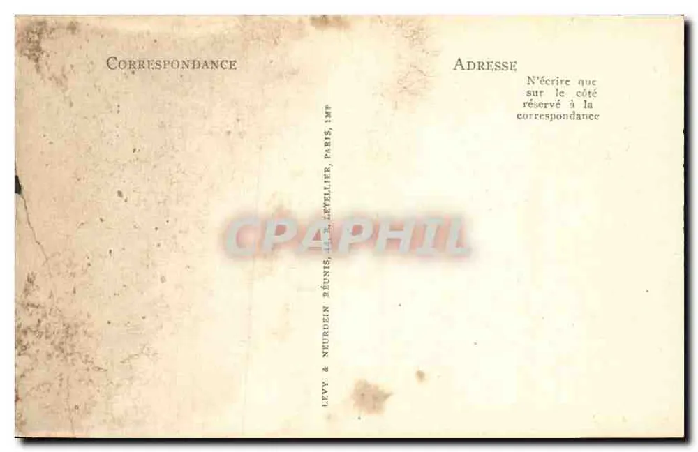 Valence — Le Pont et le Rocner de Crussol — LL — n°115 - Verso