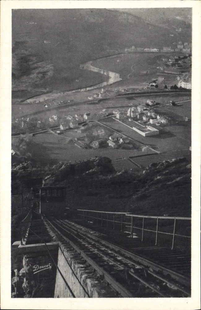 Lourdes — Funicular do Pic du Jer — Edição P. Doucet, Lourdes - Frente