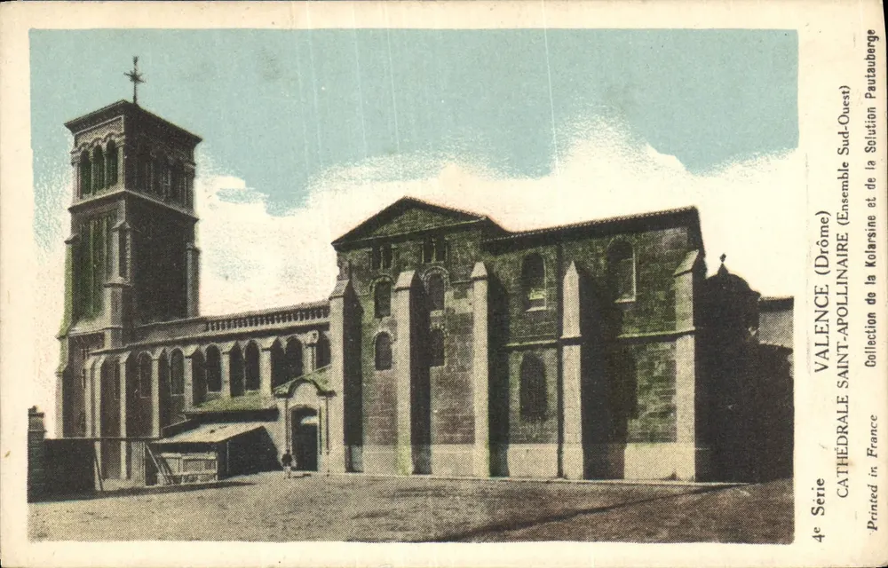 Valence (Drôme) — Kathedrale Saint-Appolinaire (Südöstlicher Komplex) — Sammlung von Paulzauberge, 4. Serie - Vorderseite