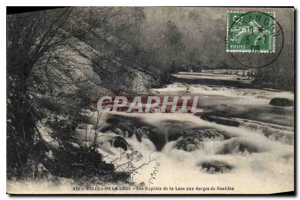 Die Fälle der Loire bei den Gorges de Neaillles — Täler der Loire — n°231 - Vorderseite