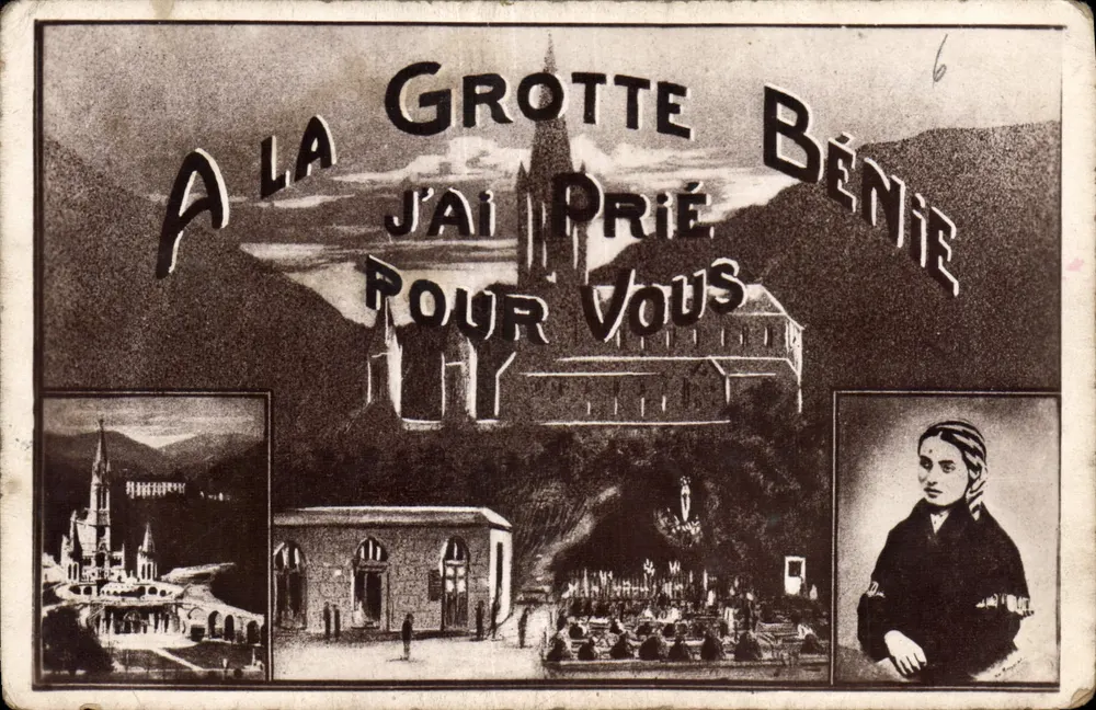 Gruta de Lourdes — Oração por você — Edição P. Doucet - Frente