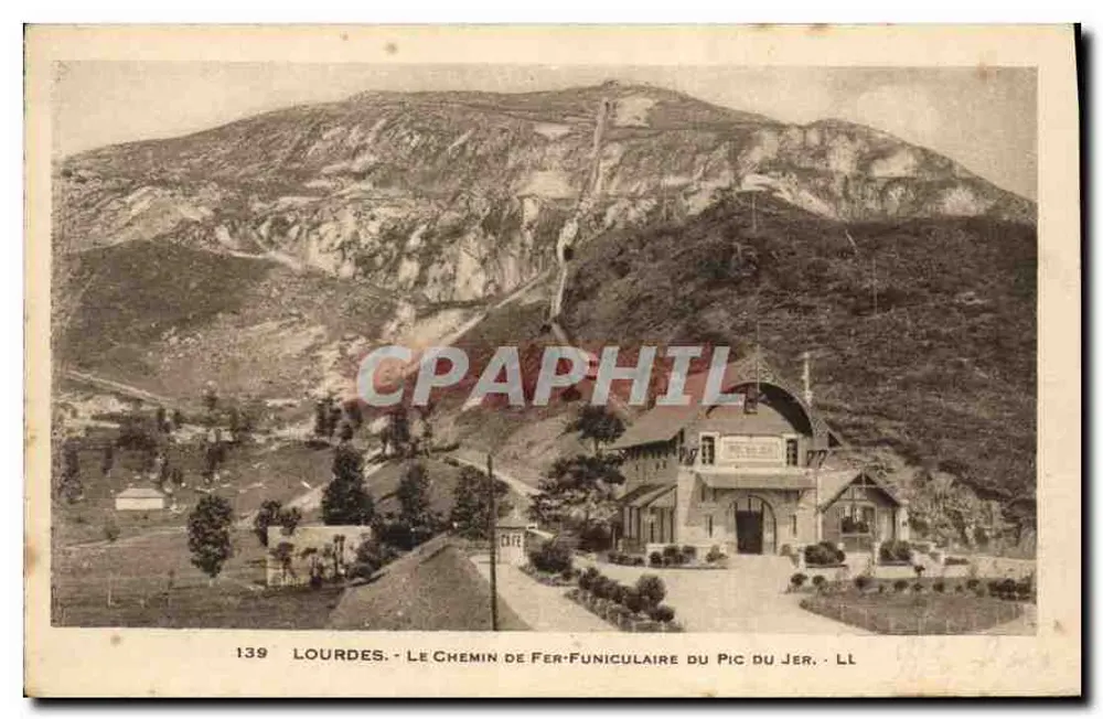 Lourdes - Die Eisenbahn - Seilbahn Pic du Jer - LL - Vorderseite