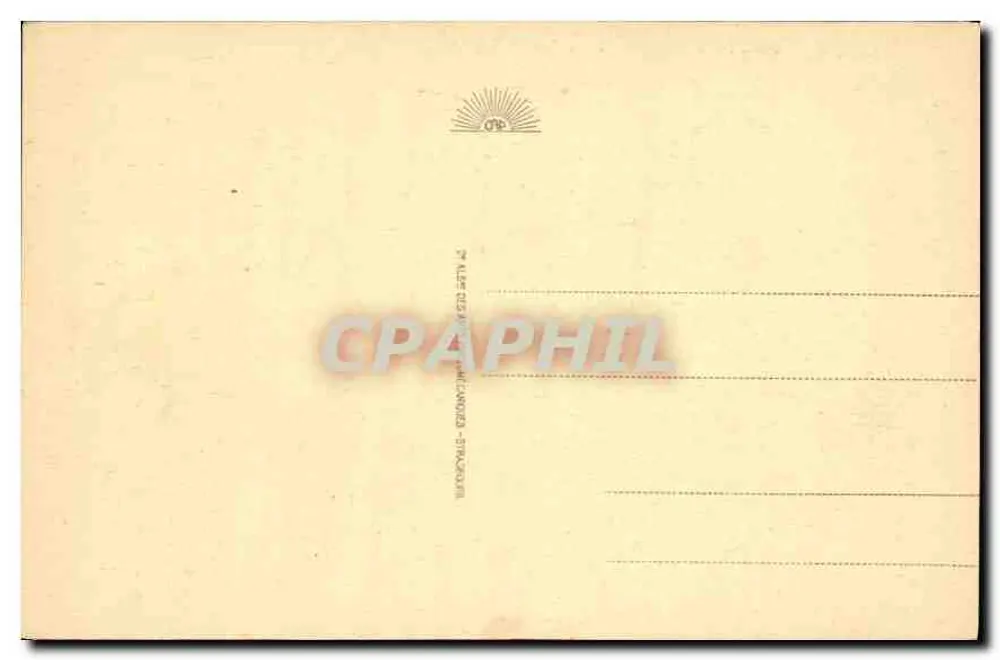 Lourdes - Le Château Fort et le Gave — CPA n°96 - Verso