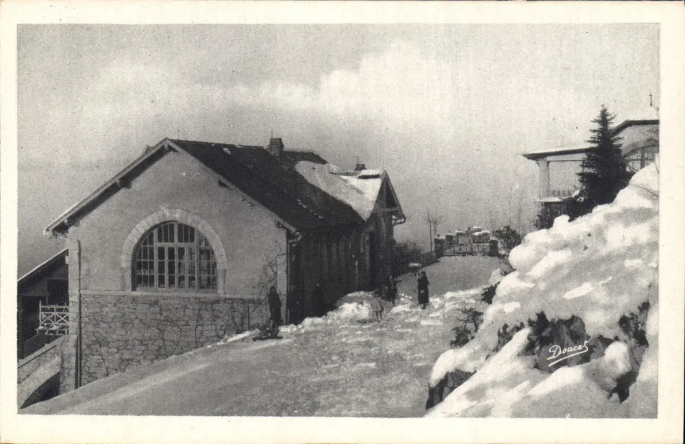 Bahnhof oben am Pic du Jer — Lourdes — Edition P. Doucet - Vorderseite