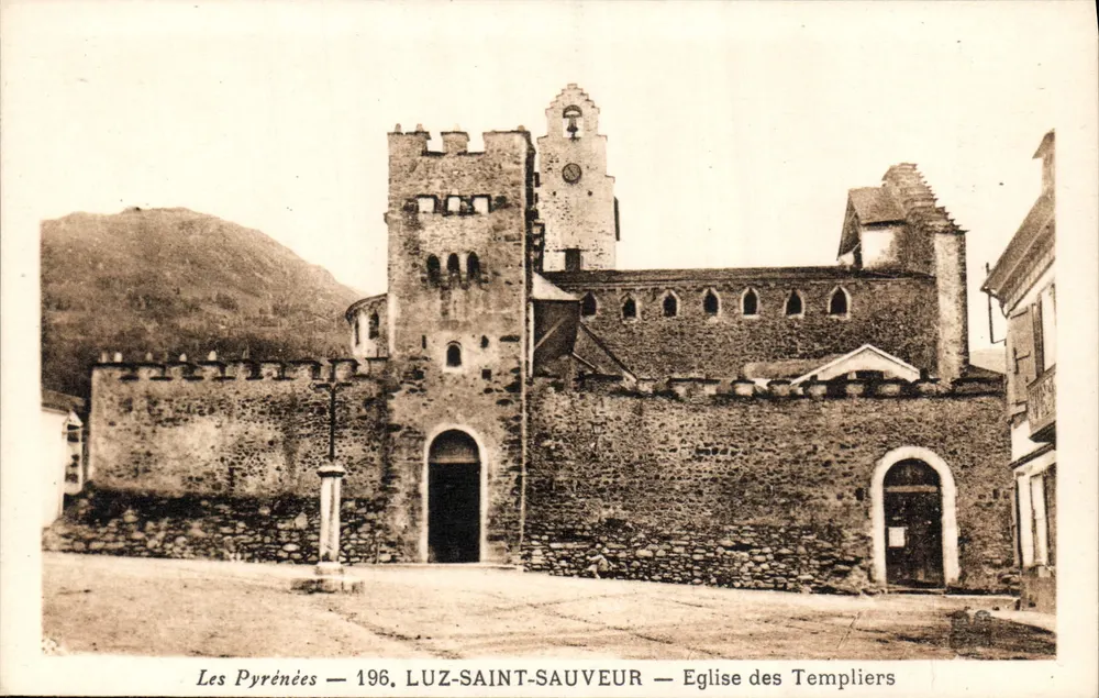 Luz-Saint-Sauveur — Kirche der Templer — Die Pyrenäen — 196 - Vorderseite