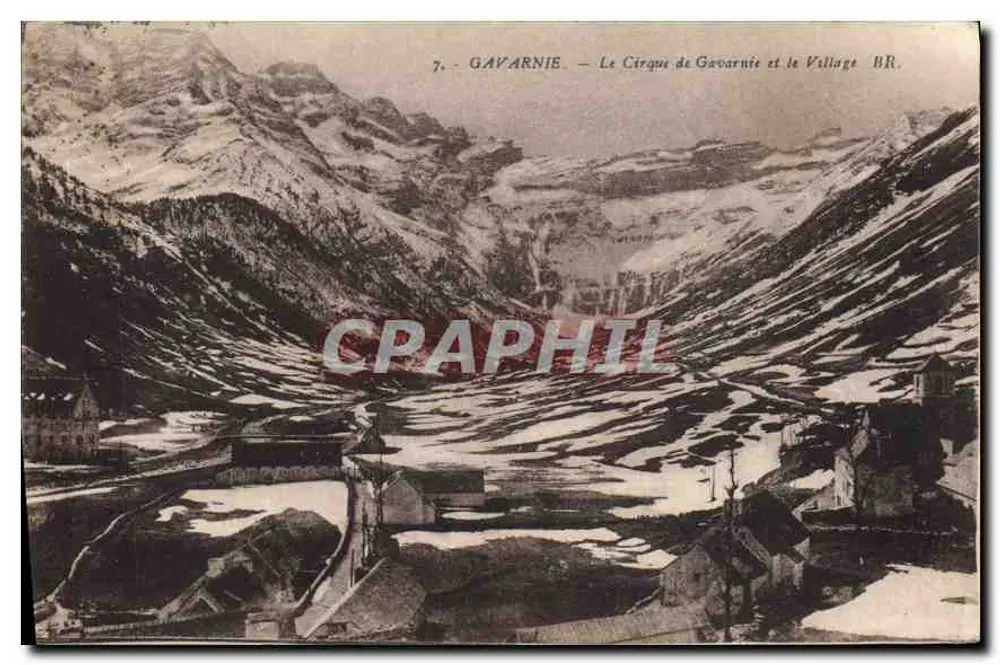 Gavarnie — Der Gavarnie-Kreis und das Dorf — BR. - Vorderseite