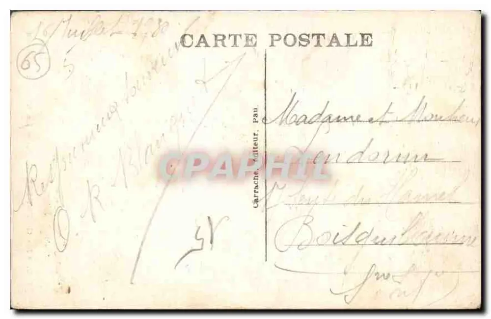 Gavarnie (H.P.) — A Grande cascata — G.C. 47 - Verso