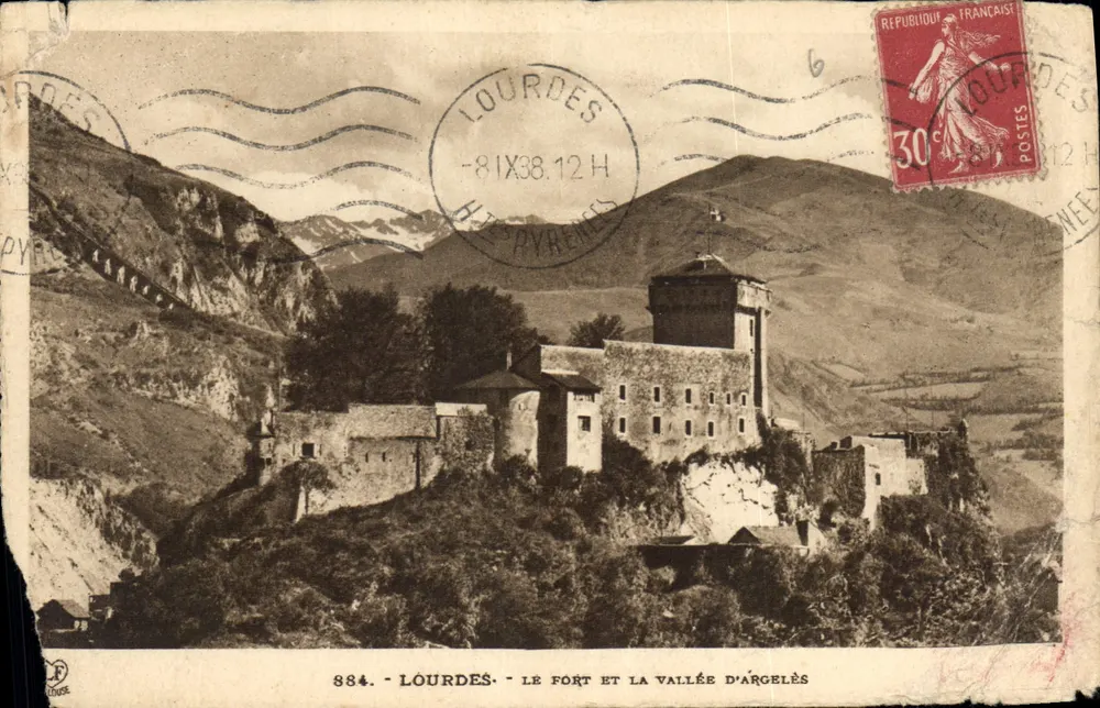 Lourdes - Le Fort et la Vallée d'Argelès — Éditions Océan, n°884 - Vorderseite
