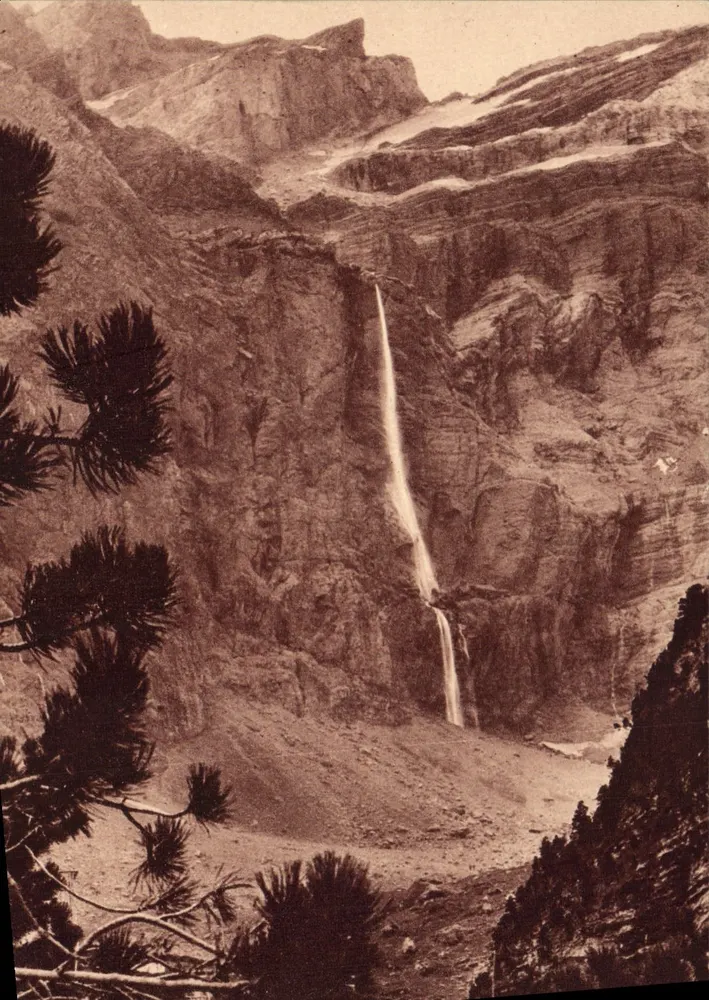 Cavarnie (H.-P.) — Am Cirque. Die Große Wasserfall (422 Meter Höhe) — Éditions Jové, Pau (B.P.) - Vorderseite