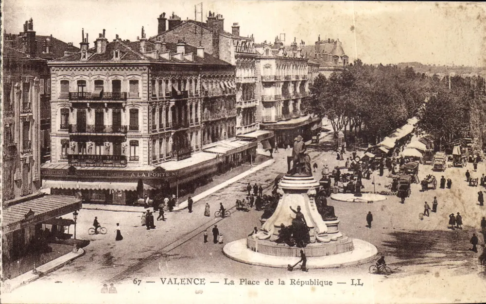 Valence — Plein de la République — I.L. - Voorkant