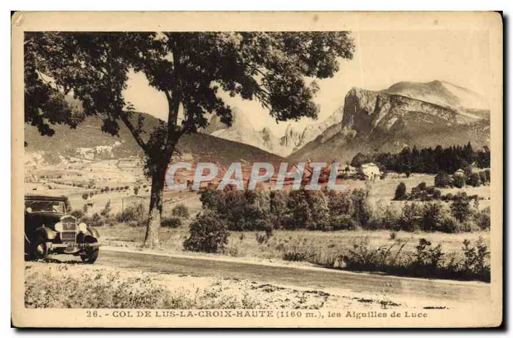 Col de Lus-la-Croix-Haute (1160 m.) — Die Aiguilles de Luce — Verlag L. Mollaret, Grenoble - Vorderseite