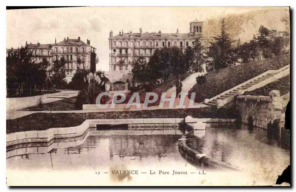 Valence — Park Jouvet — wydawca Letellier, nr 12 - Awers