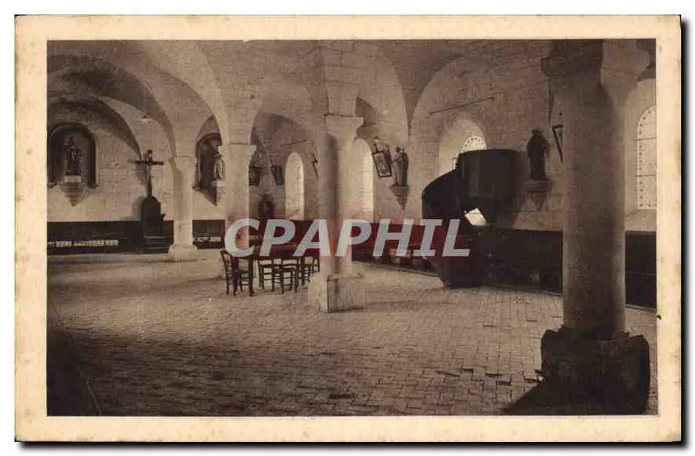Innenraum der Abtei — Kapitel der Brüder — Hélio Audry, Marseille - Vorderseite