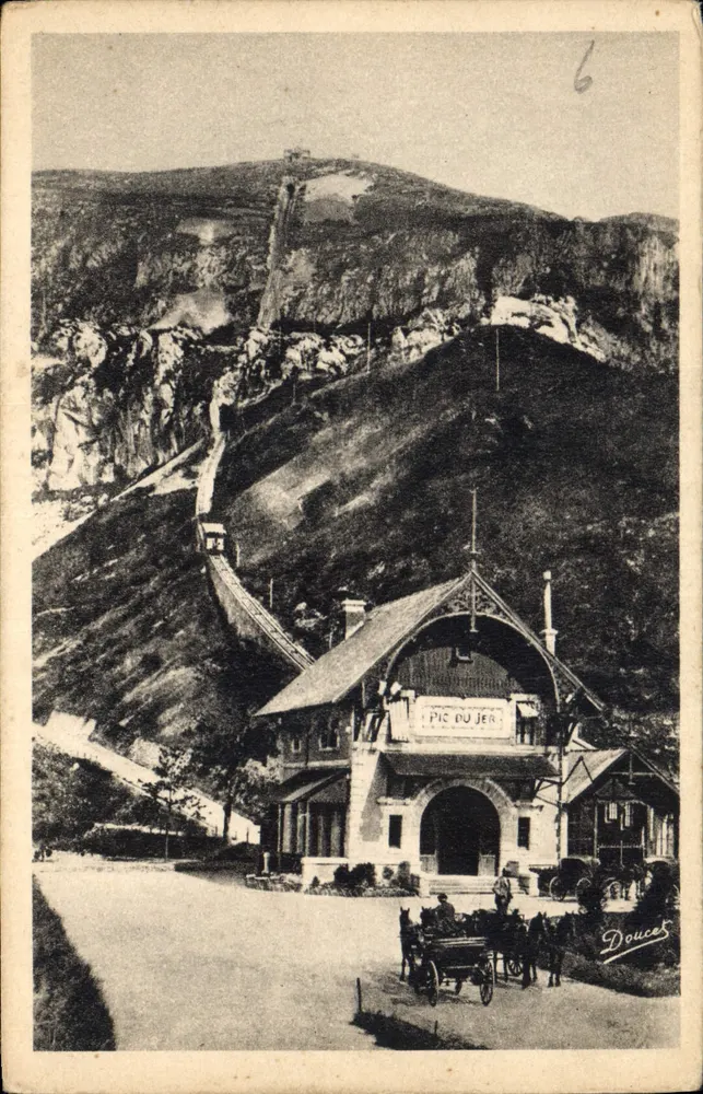 Pic du Jer — Estação do Pic du Jer — Édition P. Douces - Frente