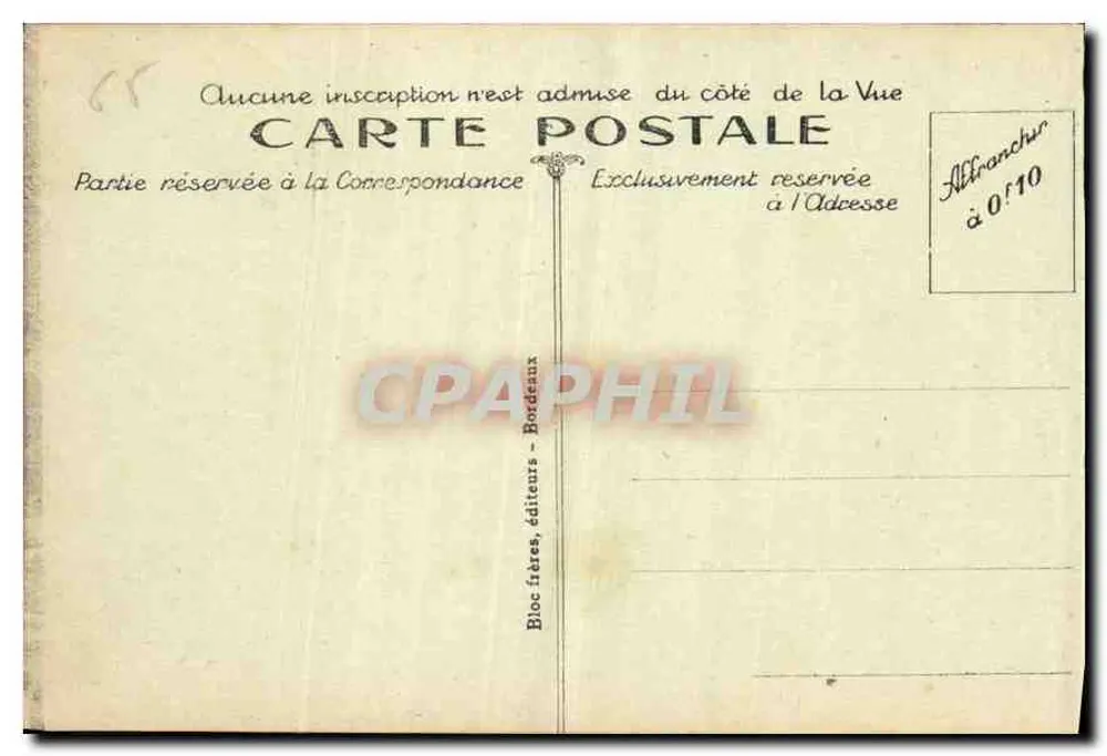 Gavarnie — O Caos — Bloc frères, editores - Bordeneux - Verso