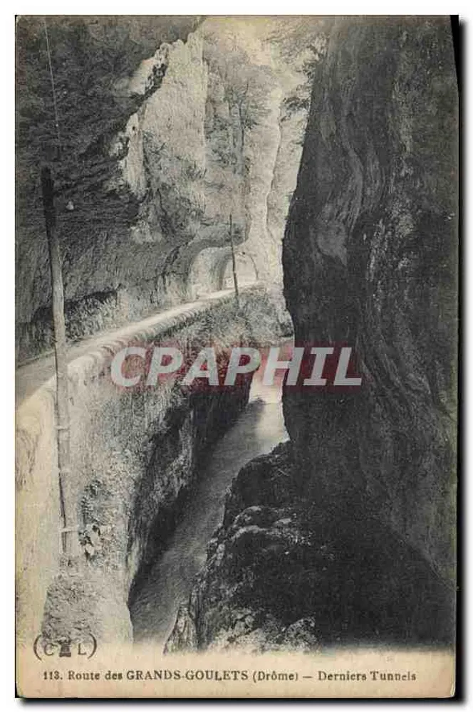 Route der GRANDS-GOULETS (Drôme) — Letzte Tunnel — CRL n°113 - Vorderseite