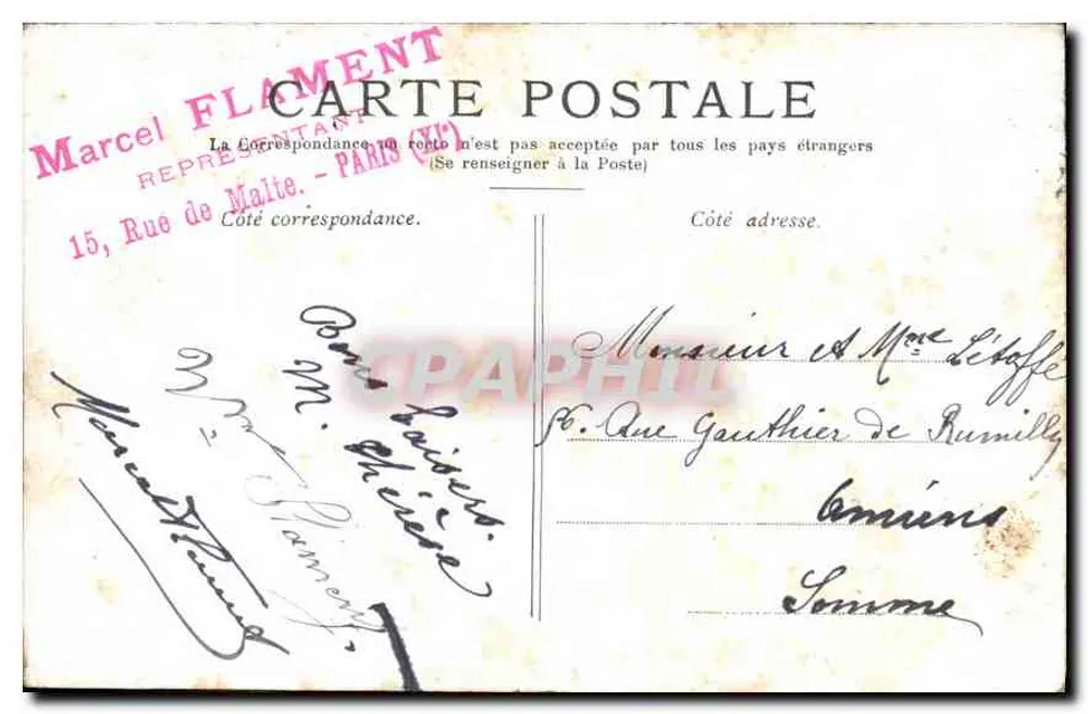 Paris — O Dôme dos Inválidos — Éditions Bibliothèque Française - Verso