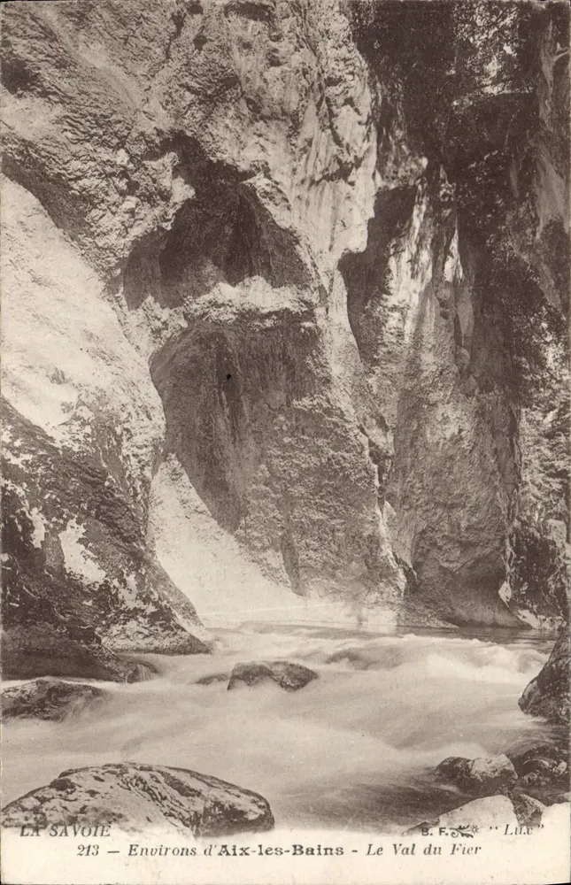 Der Fier-Tal — Umgebung von Aix-les-Bains — B.F. « Lux » - Vorderseite