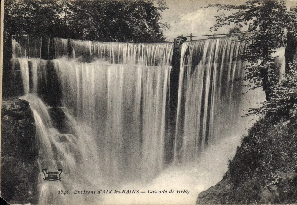 Arredores de AIX-LES-BAINS — Cascata de Grésy — n° 2648 - Frente