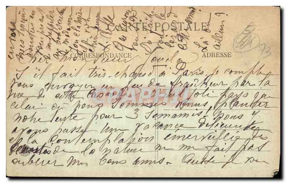 Arredores de AIX-LES-BAINS — Cascata de Grésy — n° 2648 - Verso