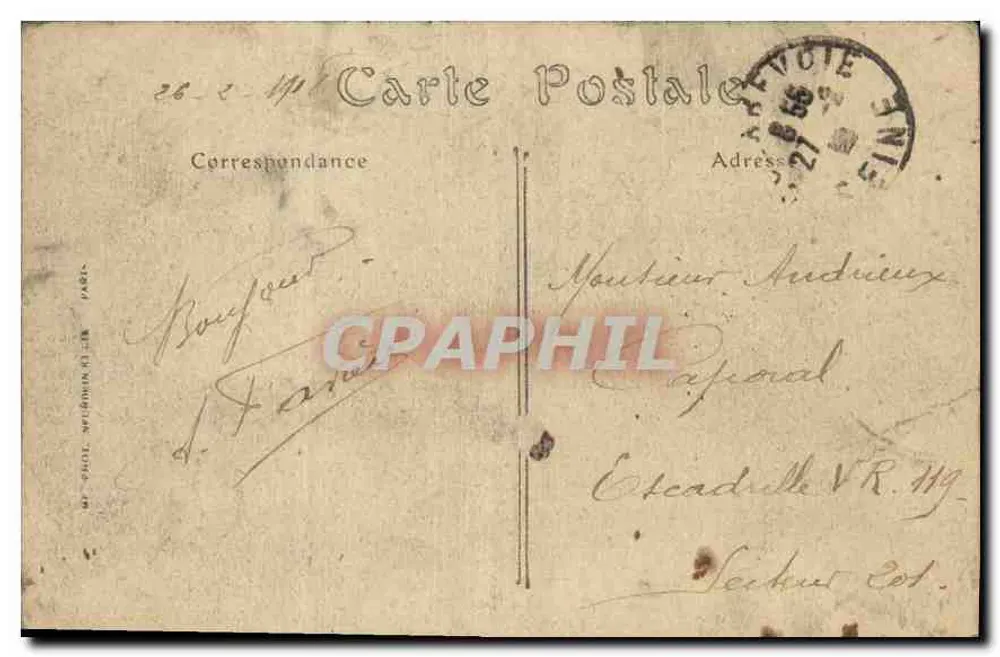 PARIS — Het Grand Palais — ND. Fot. n° 645 - Achterkant