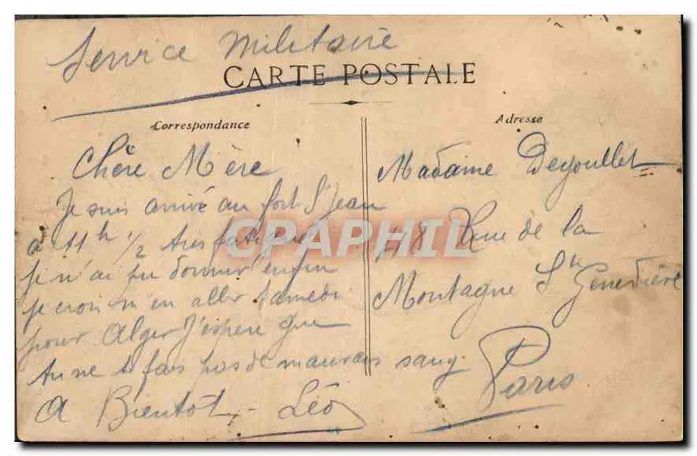 Marsella - Ascensores de N.-D. de la Guardia - E.L. - Reverso