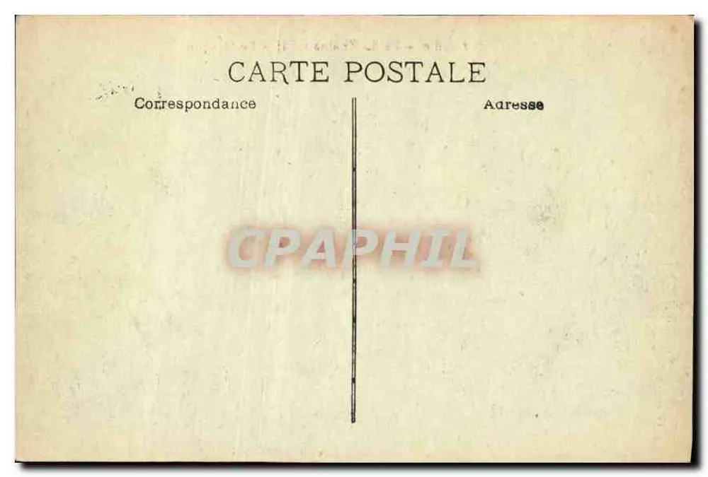 Marselha — Ile do Castelo de If — O Donjon — Editor desconhecido, n°6 - Verso
