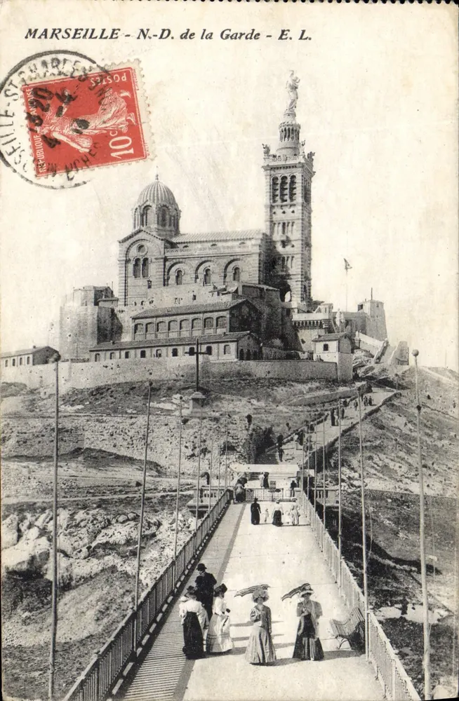 Marselha - Nossa Senhora da Guarda - E. L. - Frente