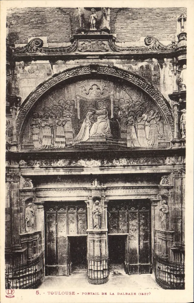 Toulouse - Portal da Dalbade (1537) — editor Laboudure, n°5 - Frente