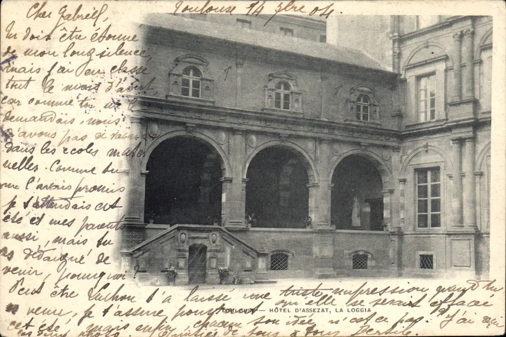 Toulouse — Hotel d'Assezat, die Loggia — Verlag Frédéric A. Bruger & Cie, Paris - Vorderseite