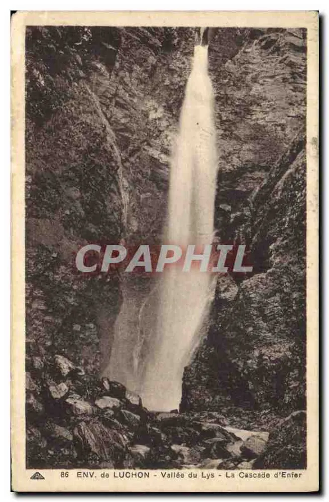 ENVIO DE LUCHON - Vale do Lys - A Cascata do Inferno — editor anônimo, n° 86 - Frente