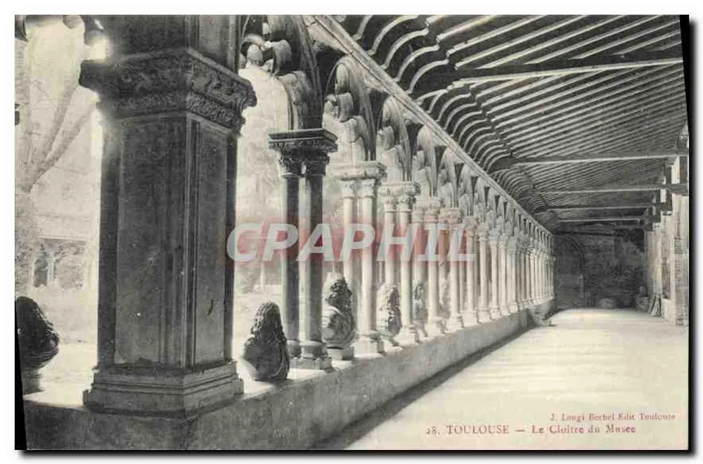 Toulouse — O Claustro do Museu — J. Longi Berbel Édit Toulouse - Frente