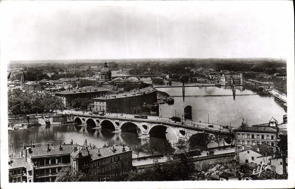 Toulouse — Allgemeiner Blick über die Garonne — Labouc Frères Editions - Vorderseite