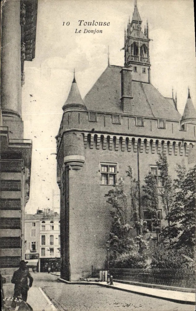 Toulouse — O Donjon — editor desconhecido, número de série 10 - Frente