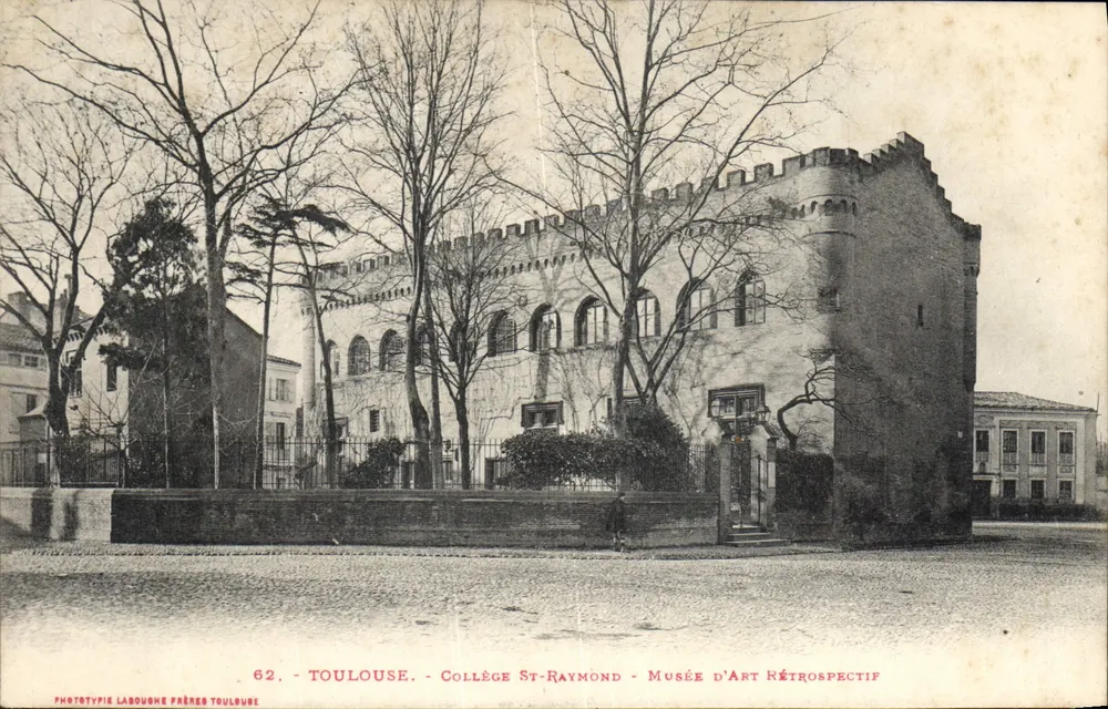 Toulouse - Collège St-Raymond - Museum für Retrospektive Kunst — Phototypie Langouche Frères Toulouse, n°62 - Vorderseite