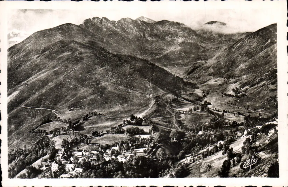 Die Schlucht von Oo, Aussicht von der Straße nach Peyresourde — Luchon — Verlag Pyr-Océan - Vorderseite