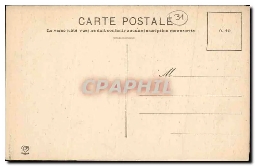 Toulouse - Tor des Lycée (Ehemaliges Hotel de Bernuy) — Anfang des 16. Jahrhunderts — Photo Labouche-Fr, n°43 - Rückseite