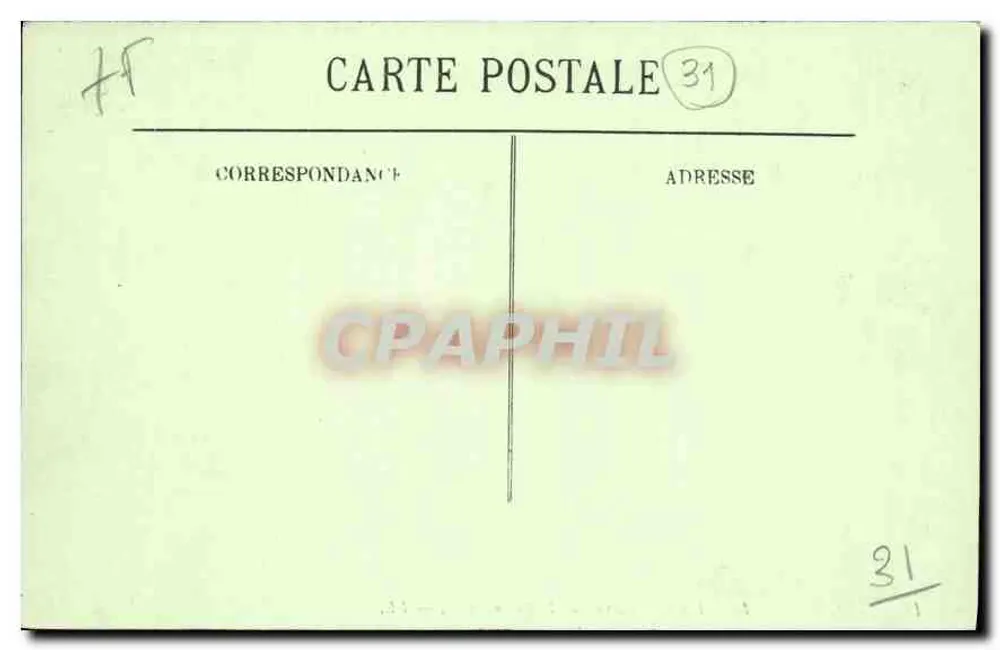 Luchon — Das Tal des Lys, Ansicht von der Rue d'Enfer — LL. — Nr. 147 - Rückseite