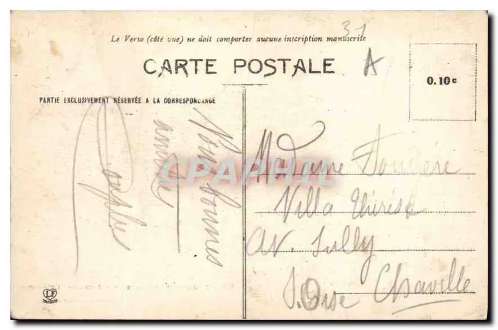 Toulouse - Cloître dos Jacobinos — Fototipo Labouche Prères, Toulouse, n°63 - Verso