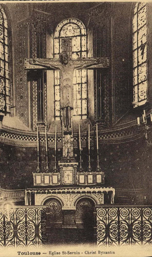 Toulouse — Kirche St-Sernin — Byzantinischer Christus - Vorderseite